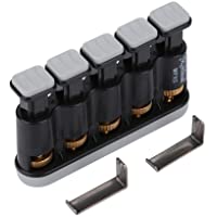 Los mejores  - Ejercitador de Dedo- Entrenador de Dedos Mano Variable Dedo Fuerza Tensión Ejercicio Agarre para Guitarra Piano(Gris)